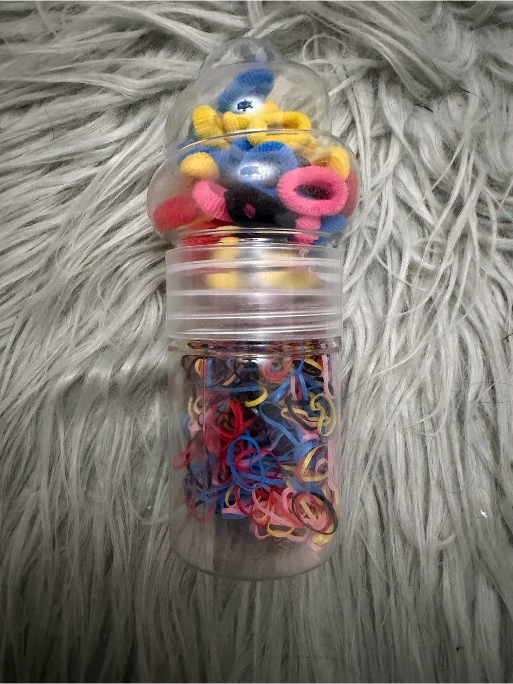 Kids Rainbow Hair Elastics and Ponytail Holders Pack - Multicolor